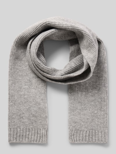 ICHI Sjaal in gebreide look, model 'Iaivo' Lichtgrijs - 1