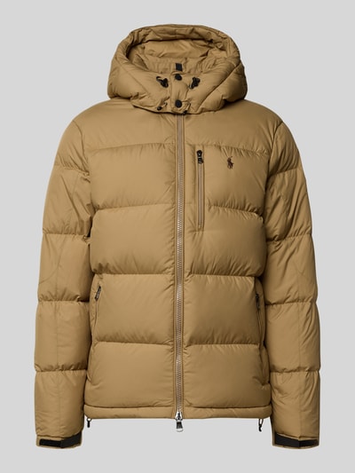 Polo Ralph Lauren Kurtka puchowa z wyhaftowanym logo Khaki 2