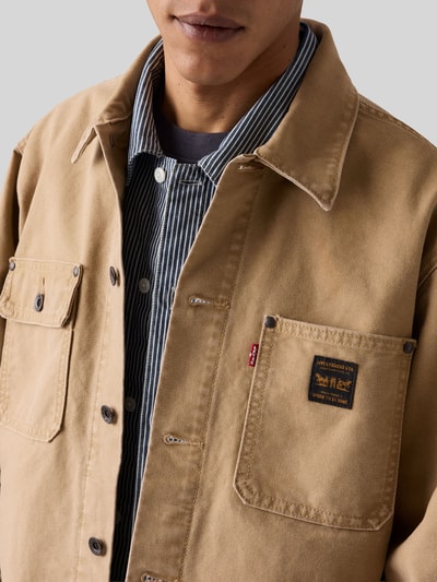 Levi's® Jeansjacke mit Label-Patch Modell 'SUNRISE' Beige 3