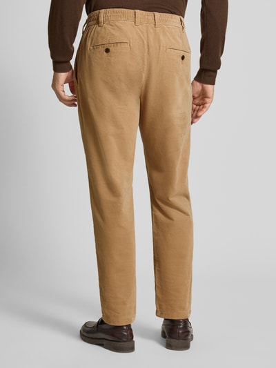 MCNEAL Tapered Fit Cordhose mit Strukturmuster Beige 5