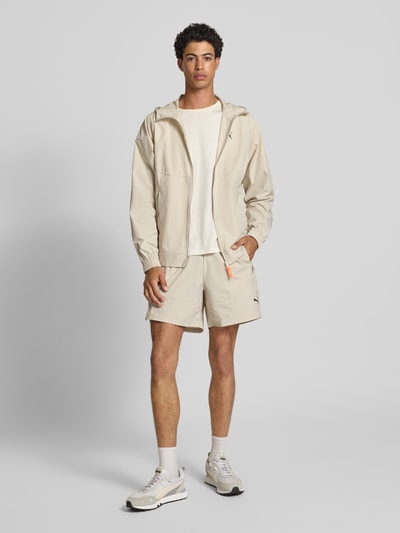 PUMA PERFORMANCE Softshell-jack met logoprint, model 'PUMATECH' Beige - 1
