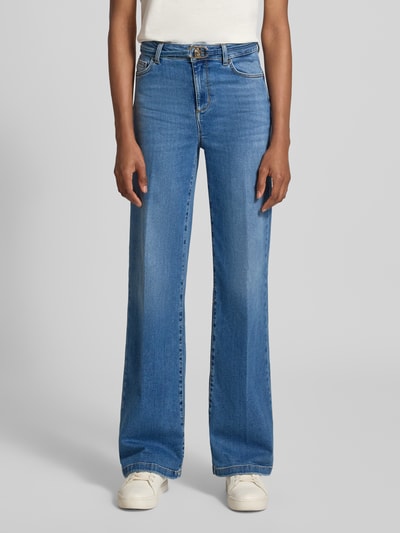 Liu Jo White flared fit jeans van katoenmix Jeansblauw - 4