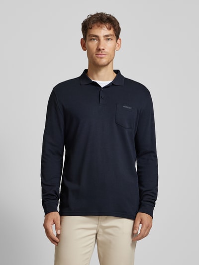 HECHTER PARIS Poloshirt met borstzak Marineblauw - 4