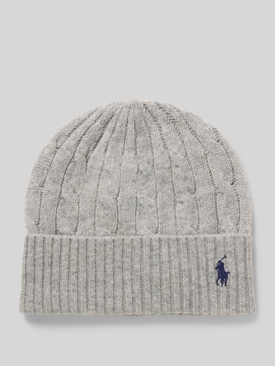 Polo Ralph Lauren Muts van een mix van wol en kasjmier Lichtgrijs - 1