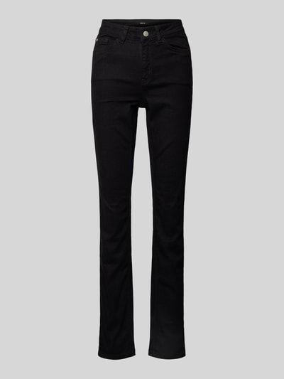 Zero Slim fit jeans in 5-pocketmodel Zwart - 2