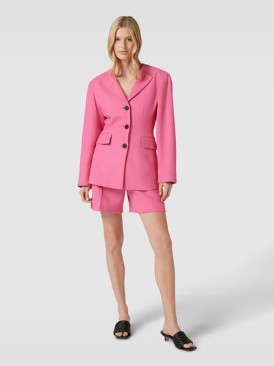 HUGO Blazer mit Label-Detail Modell 'Asola' Neon Pink 1