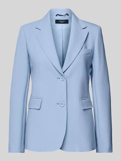 Weekend Max Mara Blazer mit Brustleistentasche Modell 'UVA' Hellblau 2