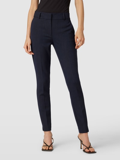 Selected Femme Slim fit stoffen broek met steekzakken, model 'RITA' Marineblauw gemêleerd - 4