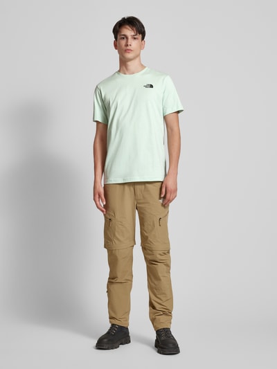 The North Face T-shirt met logoprint, model 'REDBOX' Lichtgroen - 1