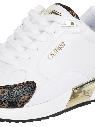 Guess Sneaker in Leder-Optik Modell 'Moxea' Weiss 2