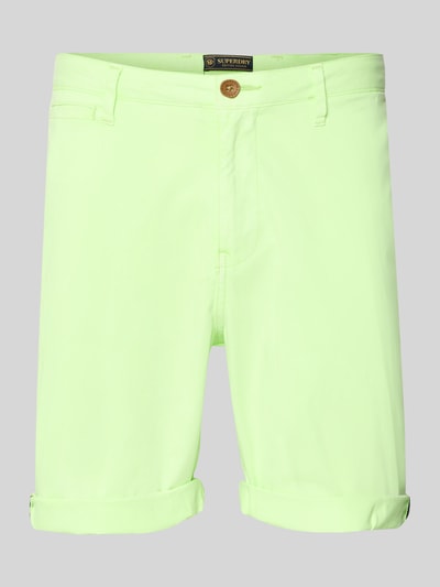 Superdry Regular Fit Shorts mit Münztasche Neon Gruen 2