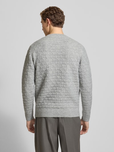 Jack & Jones Premium Gebreide pullover met ribboorden, model 'BLASIMON' Middengrijs - 5
