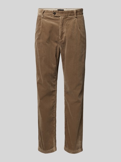 Tommy Hilfiger Tapered Fit Cordhose aus reiner Baumwolle Taupe 2
