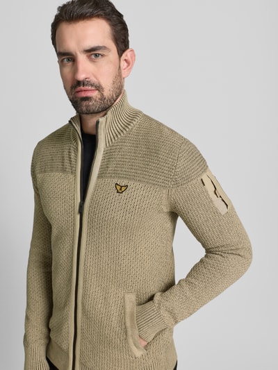 PME Legend Gebreid jack met ritssluiting Beige - 3