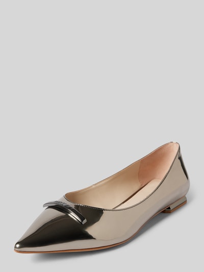 Marc Cain Bags & Shoes Ballerinas mit Label-Applikation Metallic Black 1