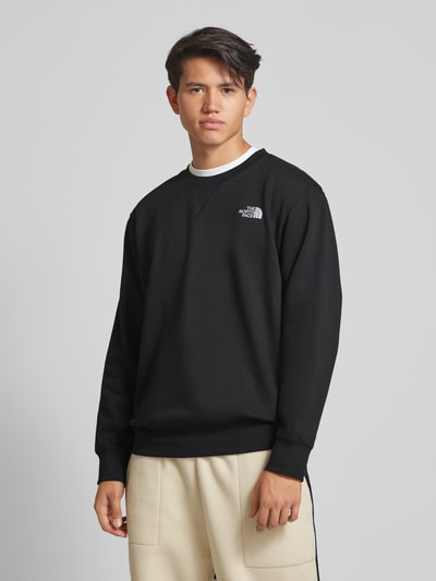 The North Face Sweatshirt mit Label-Print Black 4