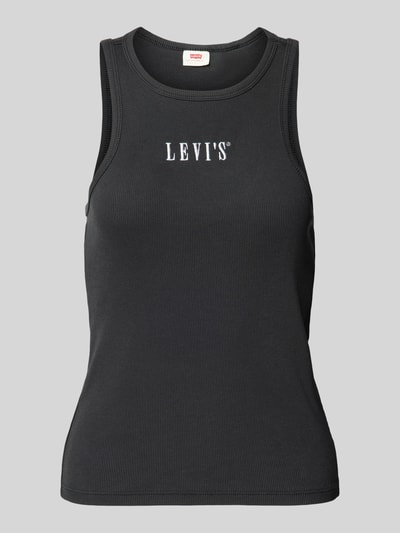 Levi's® Tanktop in Ripp-Optik Modell 'GEMINI' Black 1