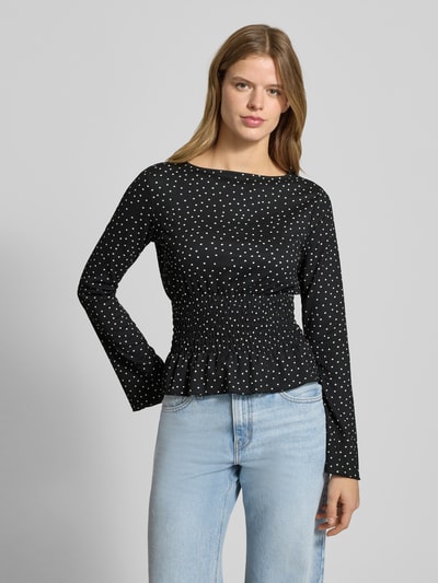 Gina Tricot Longsleeve mit Rundhalsausschnitt Black 4