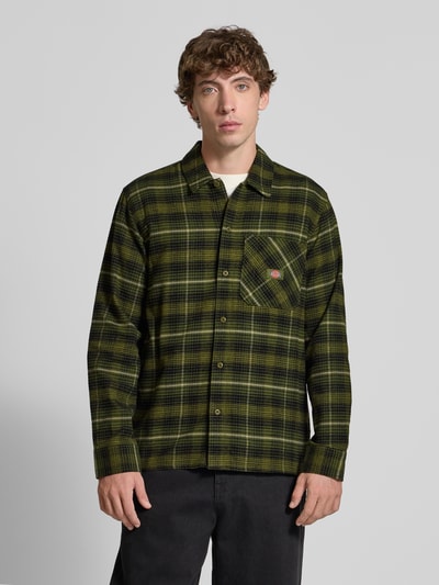 Dickies Regular Fit Freizeithemd mit Brusttasche Dunkelbraun 4