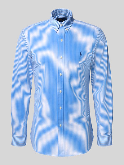 Polo Ralph Lauren Koszula casualowa o kroju slim fit z mieszanki bawełny Jasnoniebieski 2
