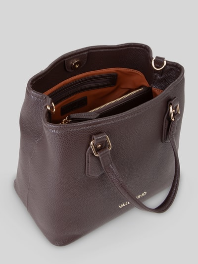 Valentino Bags Shopper mit Logo-Detail Modell 'BRIXTON' Dunkelbraun 2