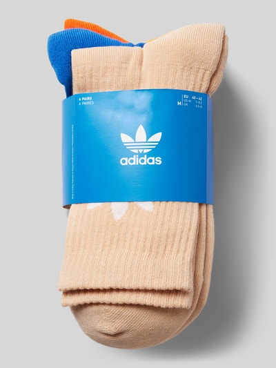 adidas Originals Sokken met labelstitching in een set van 6 paar Rood - 3