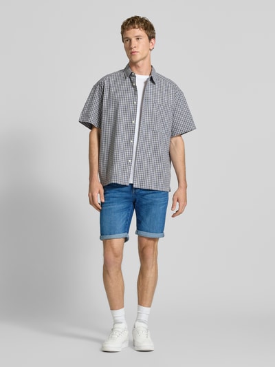 ONLY & SONS Regular Fit Jeansshorts aus Baumwoll-Mix Modell 'PLY' Jeansblau 1