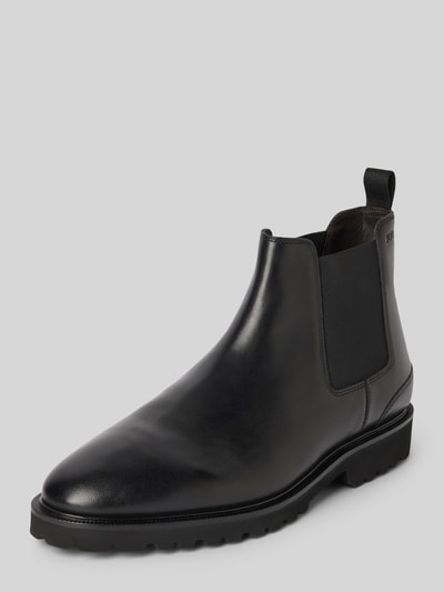 JOOP! SHOES Chelsea Boots aus Leder mit Label-Prägung Modell 'pero danilo' Black 1