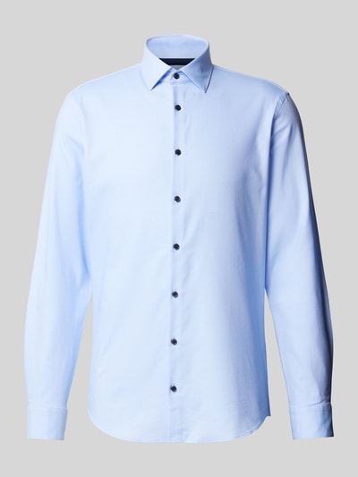 Jake*s Slim Fit Business-Hemd mit Kentkragen Bleu 2