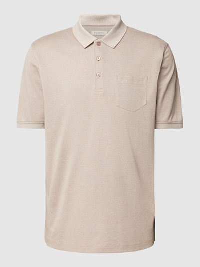 bugatti Poloshirt mit Polokragen Beige 2