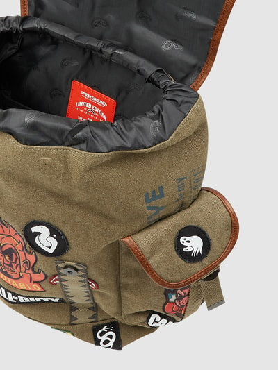 Sprayground Rugzak van canvas  Kaki - 5