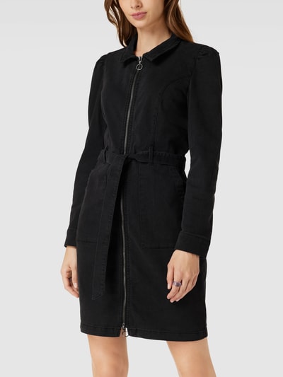 Only Kleid mit Umlegekragen Modell 'NEW CHIGO' Black 4