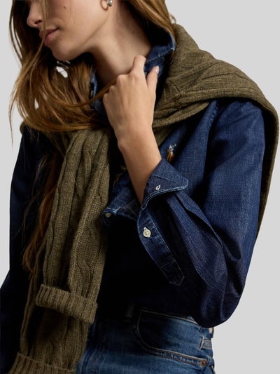 Polo Ralph Lauren regular fit jeansblouse van puur katoen Jeansblauw - 6