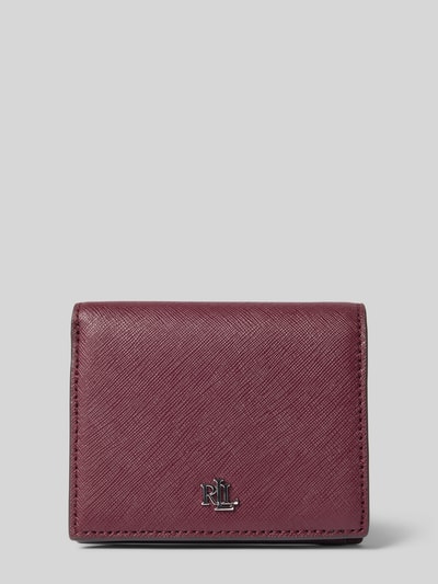 Lauren Ralph Lauren Portemonnee met structuurmotief Bordeaux - 1