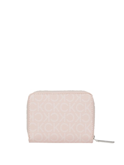 CK Calvin Klein Portemonnaie mit Logo-Muster  Rose 3