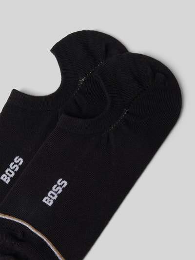 BOSS Füßlinge mit Label-Print im 2er-Pack Black 2