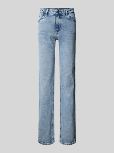 Noisy May Straight Fit Jeans mit Stretch-Anteil Modell 'MONICA' Hellblau 1