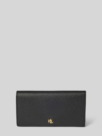 Lauren Ralph Lauren Lederportemonnaie mit Label-Applikation Black 1