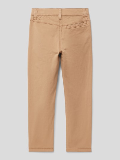 s.Oliver RED LABEL Broek met achterzak Camel - 3