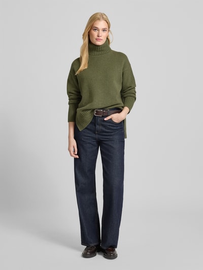 Polo Ralph Lauren Sweter z dzianiny z golfem Zielony 1