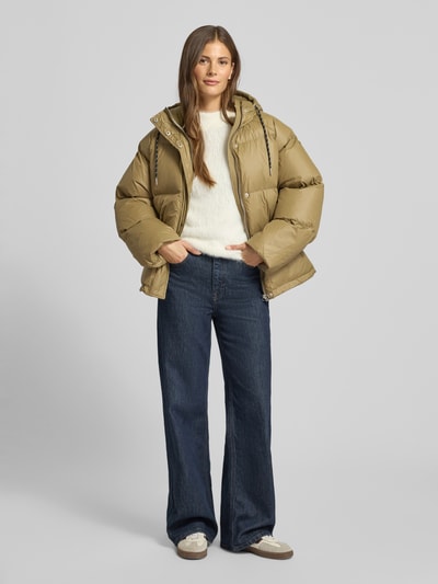 LOLLYS LAUNDRY Steppjacke mit Kapuze Modell 'Shelby' Khaki 1