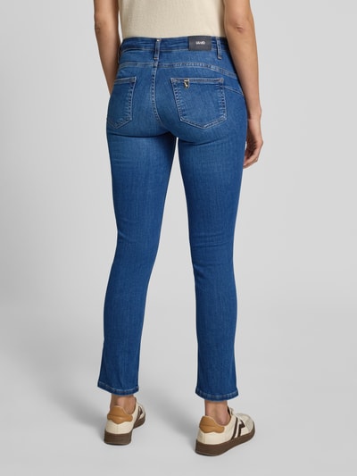 Liu Jo White Slim Fit Jeans mit Eingrifftaschen Dunkelblau 5
