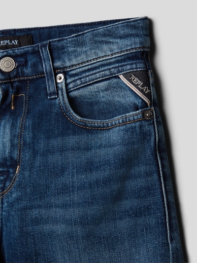 Replay Jeans im 5-Pocket-Design Modell 'THAD' Jeansblau 2