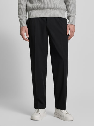 MCNEAL Wide Leg Fit Stoffhose mit Viskose-Anteil Black 4