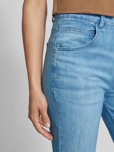 Lanius Flared Jeans mit Gürtelschlaufen Hellblau 3