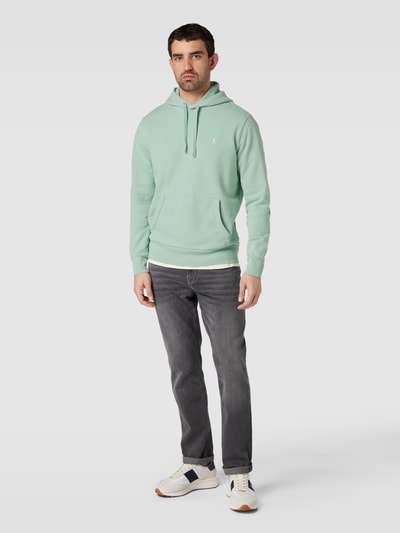 Polo Ralph Lauren Hoodie met labelstitching Turquoise - 1