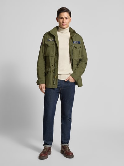 Polo Ralph Lauren Fieldjack met afneembare capuchon Olijfgroen - 1