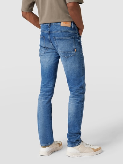 BOSS Orange Slim Fit Jeans im 5-Pocket-Design Modell 'Delaware' Blau 5