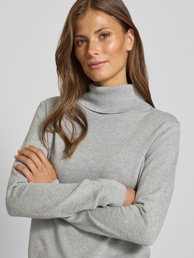 Tom Tailor Golf o kroju regular fit z mieszanki bawełny i wiskozy Średnioszary 3