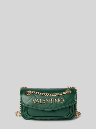 VALENTINO BAGS Crossbody Bag mit Label-Detail Modell 'MANSION' Dunkelgruen 1